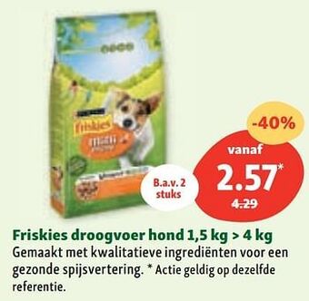 Maxi Zoo Friskies droogvoer hond aanbieding