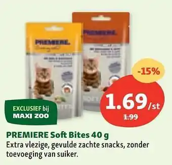 Maxi Zoo Premiere so¡ bites aanbieding