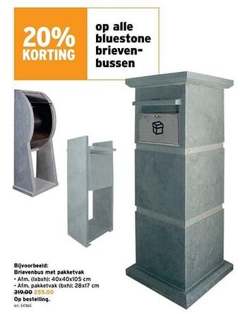 GAMMA Brievenbus met pakketvak aanbieding