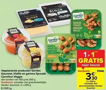Carrefour Schaaltje met groenteballetjes garden gourmet aanbieding