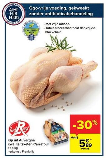Carrefour Kip uit auvergne kwaliteitsketen carrefour aanbieding