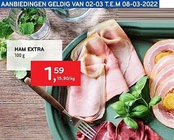 Alvo Ham extra aanbieding