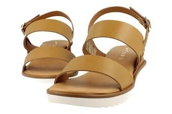 Berca Shoes Scapa Sandaal Op Sleehak Dames - Camel aanbieding