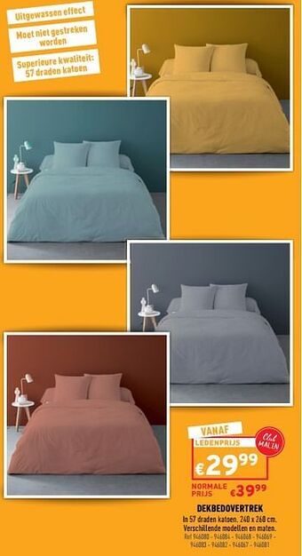 Trafic Dekbedovertrek aanbieding