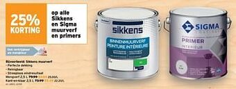 GAMMA Sikkens muurverf aanbieding