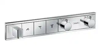 X2O Hansgrohe RainSelect inbouw douchekraan thermostaat 3 functies grijs/chroom incl handdouchehouder aanbieding