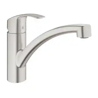 X2O Grohe Eurosmart keukenkraan Supersteel aanbieding