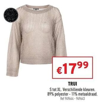 Trafic Trui aanbieding
