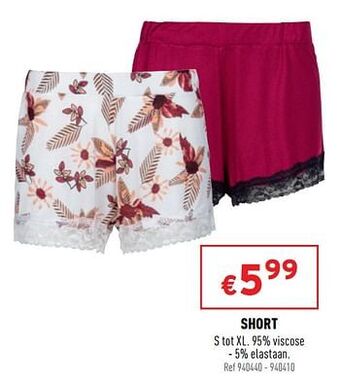 Trafic Short aanbieding