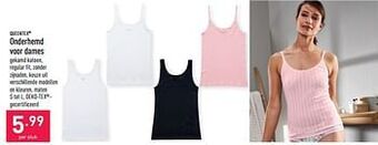 ALDI Onderhemd voor dames aanbieding