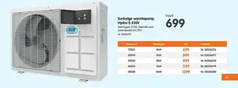 Fun Sunlodge Warmtepomp aanbieding