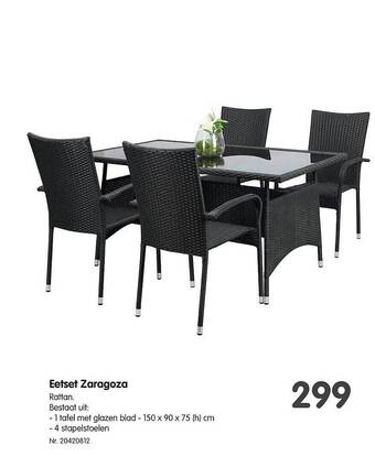 Fun Eetset Zaragoza aanbieding