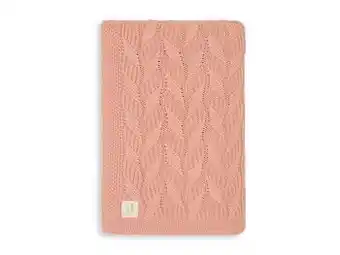 Multi bazar Jollein Deken 75X100Cm Spring Knit Rosewood aanbieding