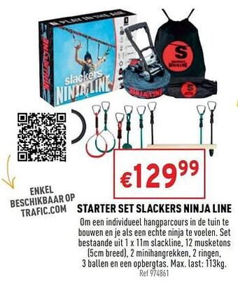 Starter set slackers ninja line