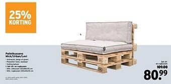 GAMMA Set zit- en rugkussen aanbieding