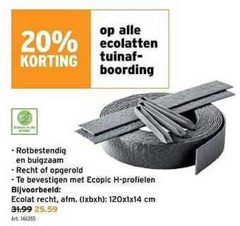 GAMMA Ecolat recht aanbieding