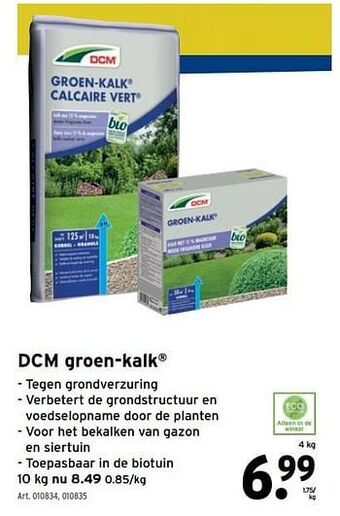 GAMMA Dcm groen-kalk aanbieding