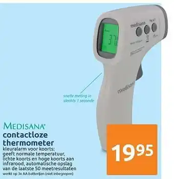 Medisana contactloze thermometer