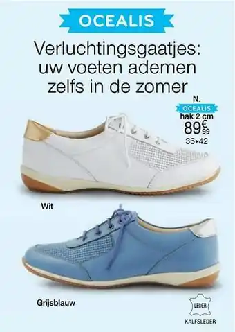 Damart Gevlochten, lederen derby océalis aanbieding