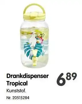 Fun Drankdispenser tropical aanbieding