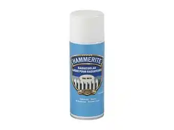 Multi bazar Hammerite Radiatorverf Satin Spray 9010 aanbieding