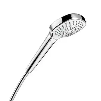X2O Hansgrohe Croma Select E Multi Ecosmart handdouche ø11cm 3 functies wit/chroom aanbieding