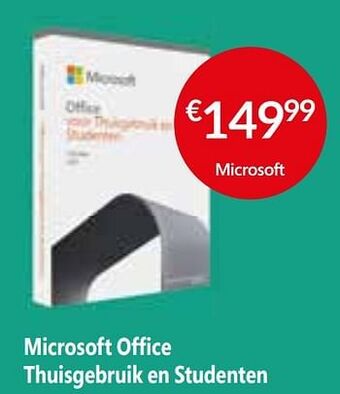 Selexion Microsoft office thuisgebruik en studenten aanbieding