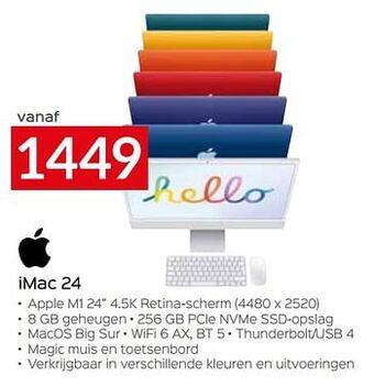 Selexion Apple imac 24 aanbieding