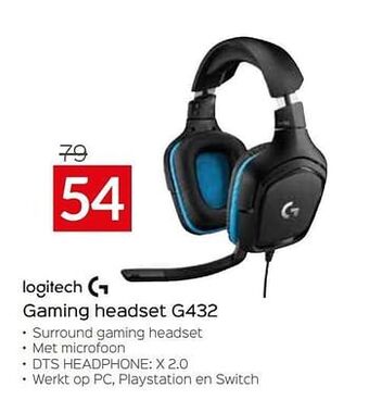 Selexion Logitech gaming headset g432 aanbieding