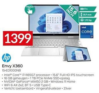 Selexion Hp envy x360 15-ed1000nb aanbieding