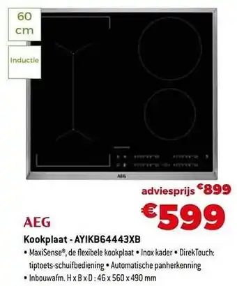 Exellent Aeg kookplaat - ayikb64443xb aanbieding
