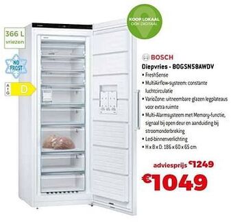Exellent Bosch diepvries - bogsn58awdv aanbieding