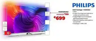 Exellent Philips uhd tv ambilight pq50pus853612 aanbieding
