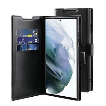 AUVA BeHello Samsung Galaxy S22 Ultra Gel Wallet Hoesje - Zwart aanbieding