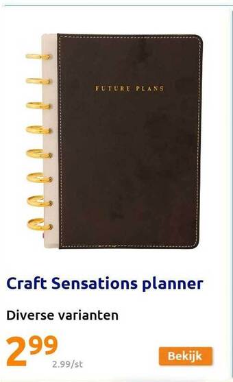 Action Craft Sensations Planner aanbieding