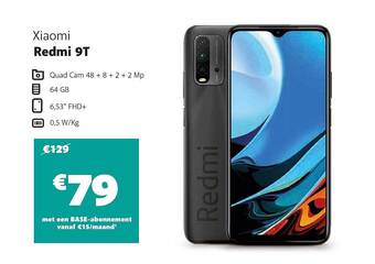 Base Xiaomi Redmi 9t aanbieding