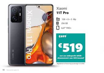 Base Xiaomi 11t Pro aanbieding