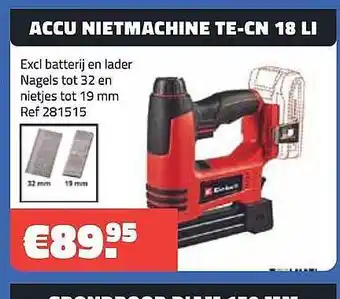 Accu Nietmachine