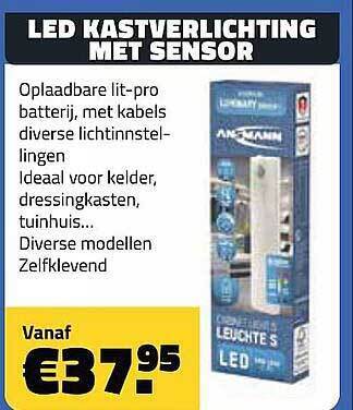 Bouwcenter Frans Vlaeminck Led Kastverlichting Met Sensor aanbieding