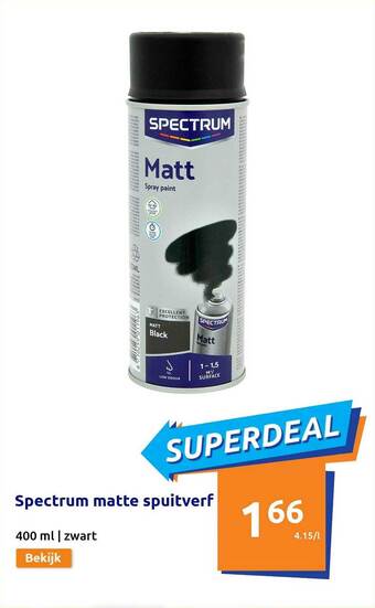 Action Spectrum Matte Spuitverf aanbieding