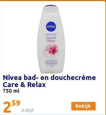 Action Nivea Bad En Douchecrème aanbieding