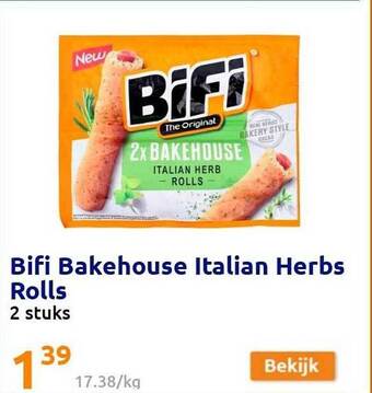 Action Bifi Bakehouse Italian Herbs Rolls aanbieding