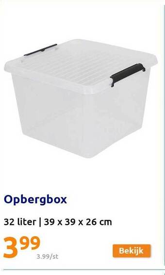 Action Opbergbox aanbieding
