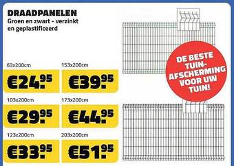 Bouwcenter Frans Vlaeminck Draadpanelen aanbieding