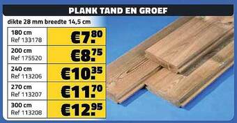 Bouwcenter Frans Vlaeminck Plank Tand En Groef aanbieding