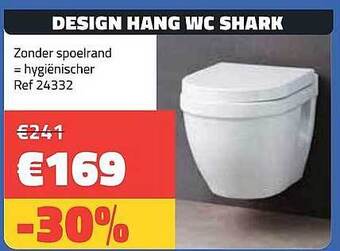 Bouwcenter Frans Vlaeminck Design Hang Wc Shark aanbieding