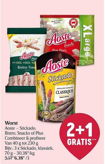 Delhaize Worst aanbieding