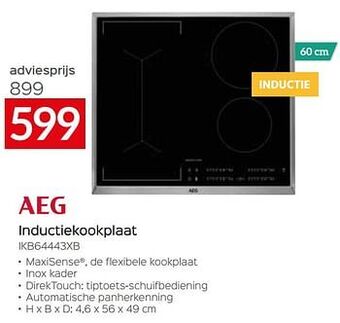 Selexion Aeg inductiekookplaat ikb64443xb aanbieding