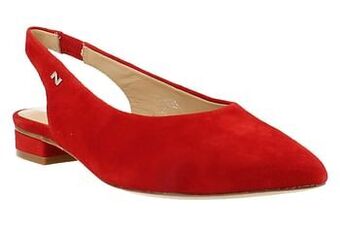 Berca Shoes Nathan-Baume Pump Dames Trend Slingback Volledig Leder - Rood aanbieding