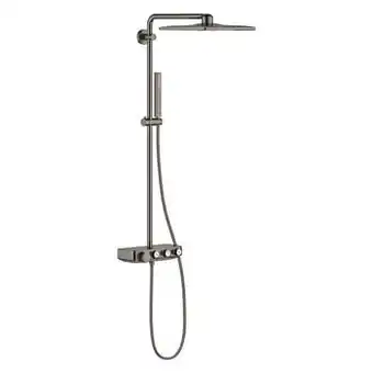 X2O Grohe Euphoria Smartcontrol system 310 Cube duo regendoucheset thermostatisch Brushed Hard Graphite aanbieding